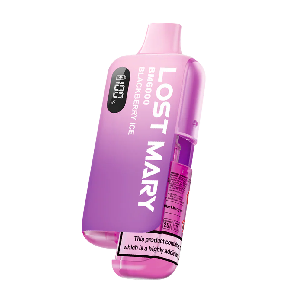 Lost Mary BM6000 Kit (Box of 5) - Blackberry Ice