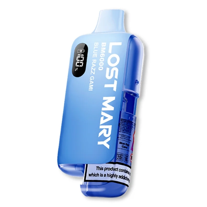Lost Mary BM6000 Kit (Box of 5) - Blue Razz Gami