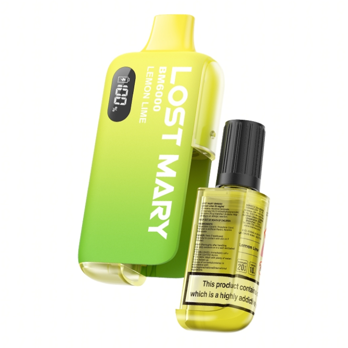 Lost Mary BM6000 Kit (Box of 5) - Lemon Lime