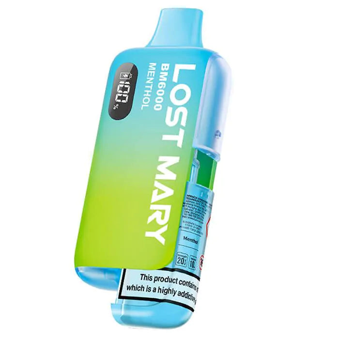 Lost Mary BM6000 Kit (Box of 5) - Menthol