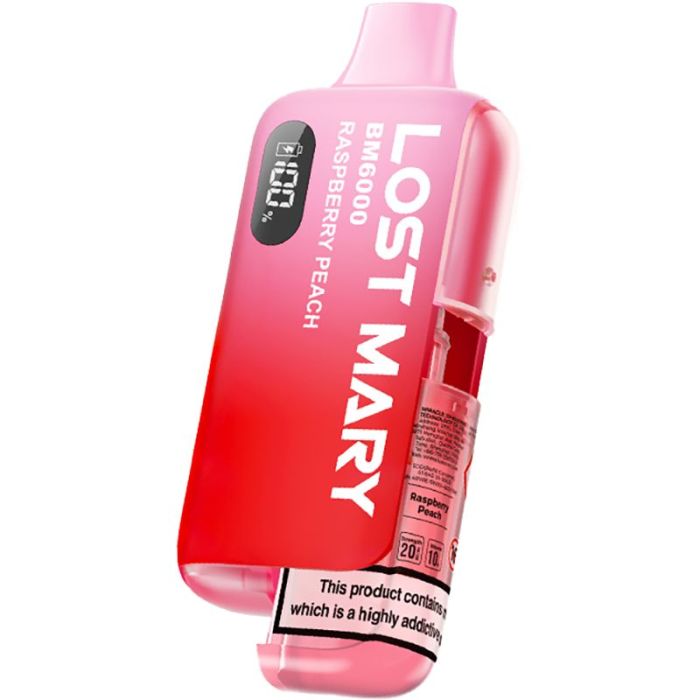 Lost Mary BM6000 Kit (Box of 5) - Raspberry Peach