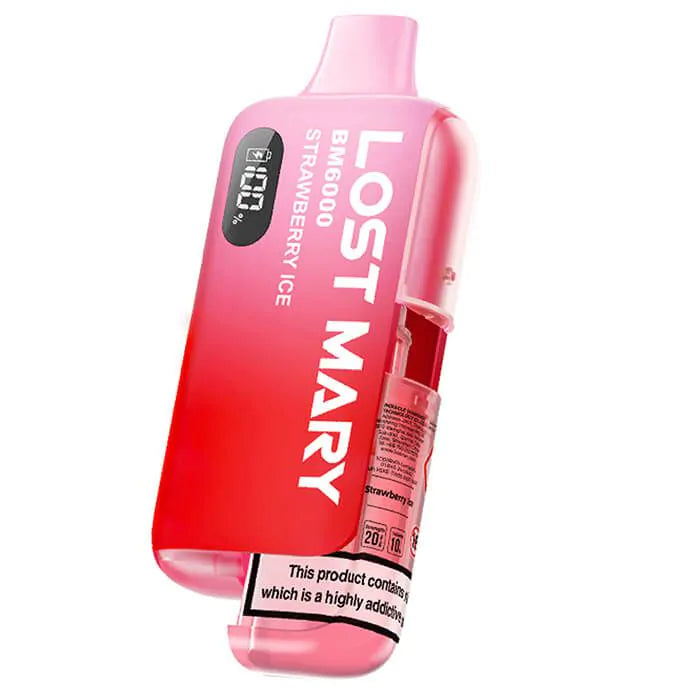 Lost Mary BM6000 Kit (Box of 5) - Strawberry Ice